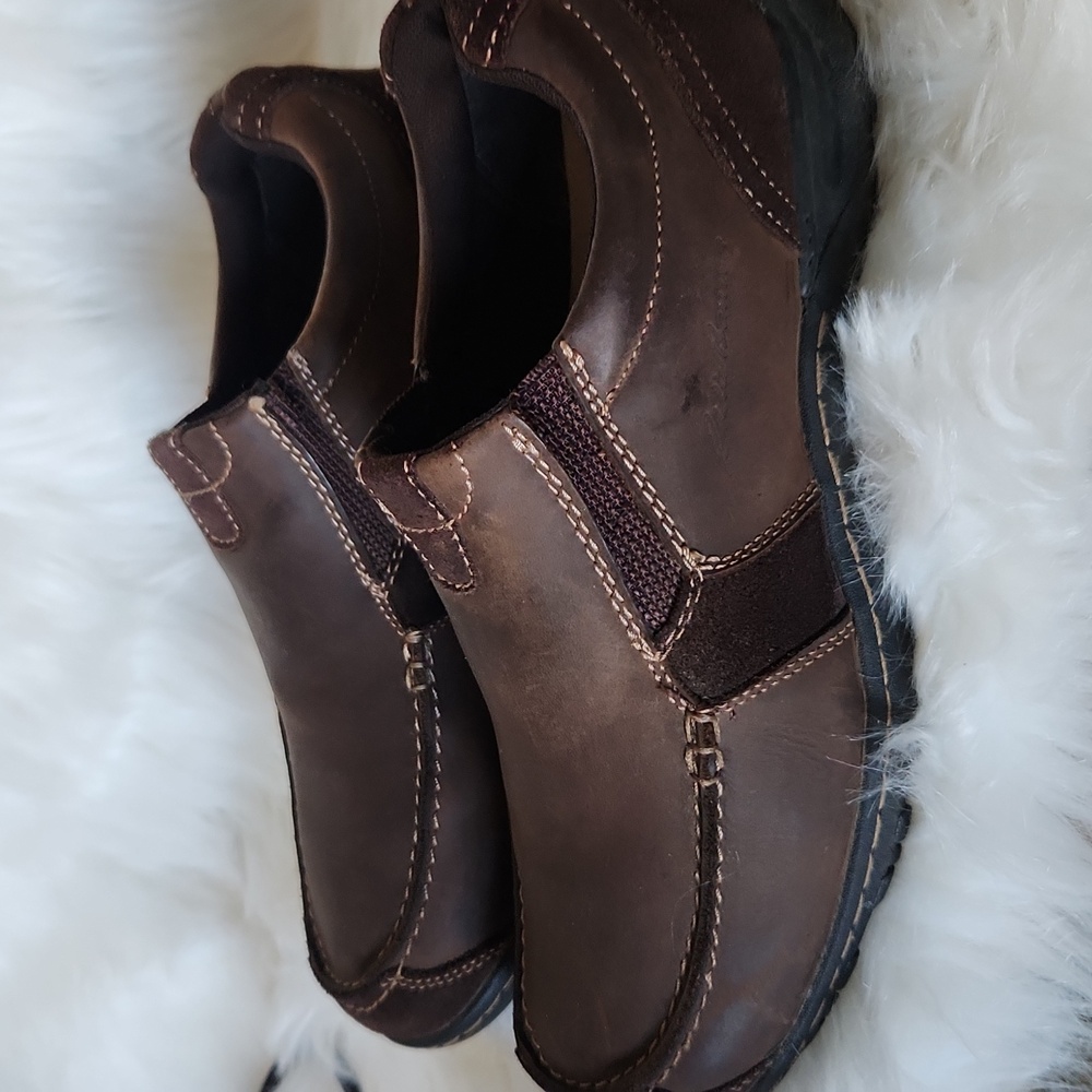 Eddie Bauer Brown Slip-On Shoes